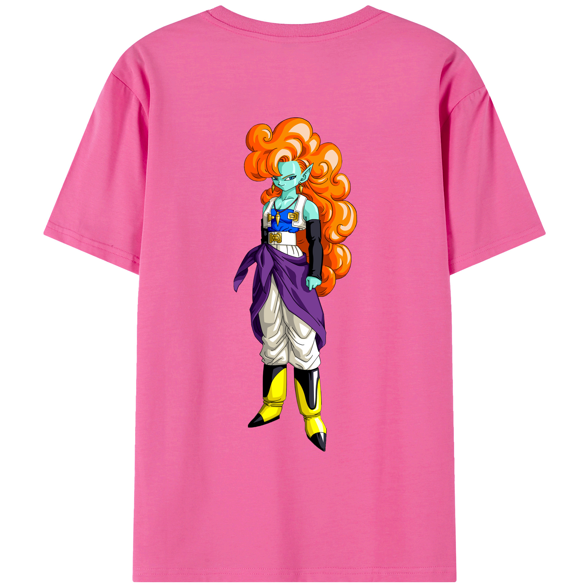 （画像用） ドラゴンボール DRAGON BALL レディース半袖Tシャツ(バックプリント)
